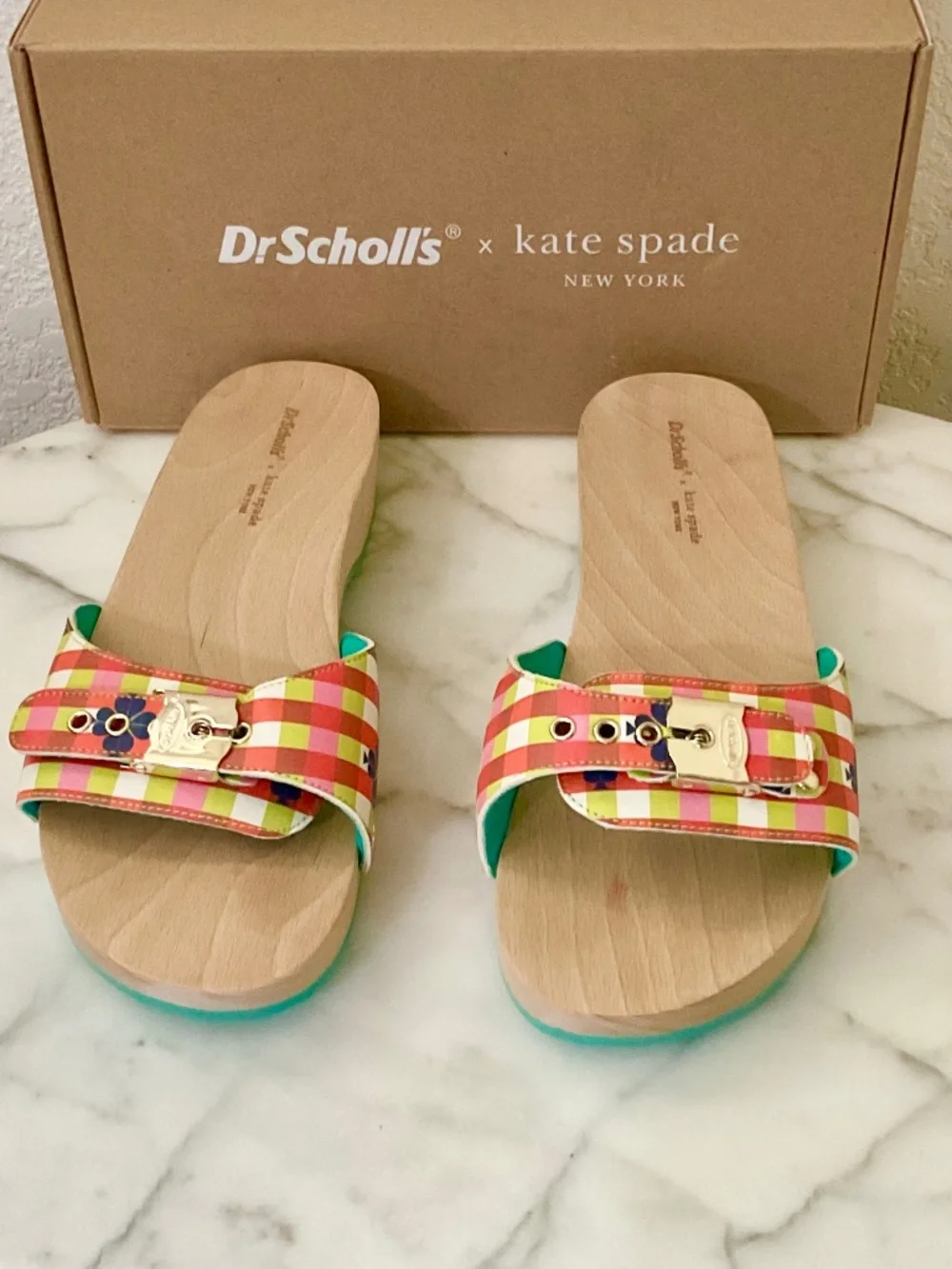 Dr. Scholl's sandals x Kate Spade are a collaboration between two iconic America